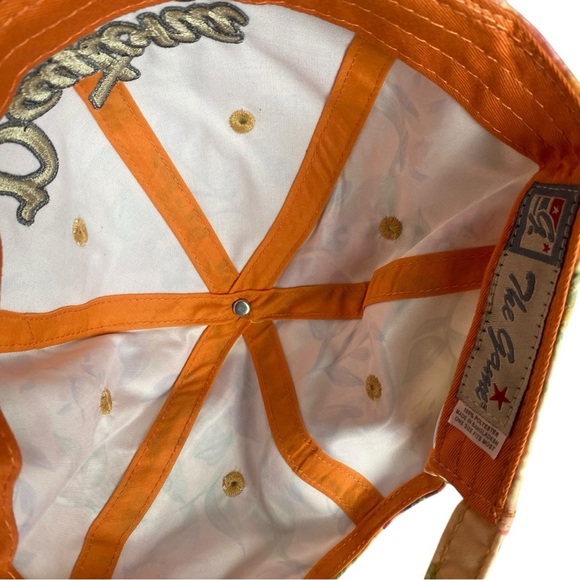 The Game "Daytona Beach" Floral Florida Yellow Strap Patch Logo Hat I OSFM - Picture 8 of 9